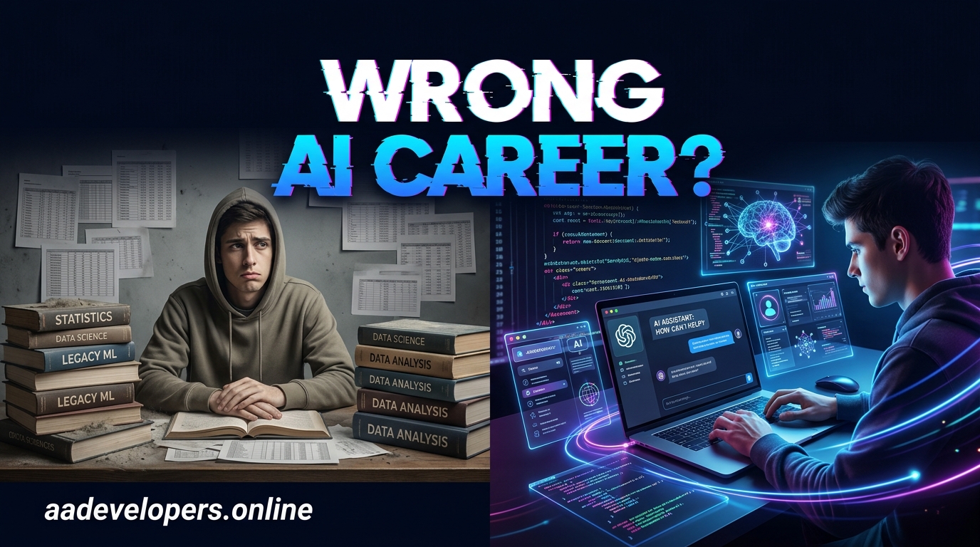 Students choosing the wrong AI career in 2026 — Data Science vs AI Engineering